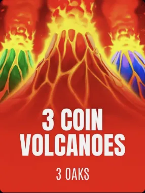 Tragamonedas 3 Coin Volcanoes de 3 Oaks Gaming